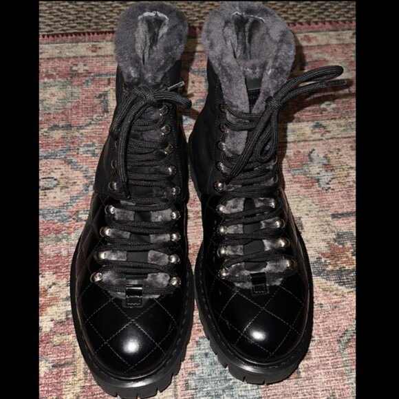 John Galliano of Paris - Fur-lined Boots - 10 1/2 New in Box - Picture 2 of 7